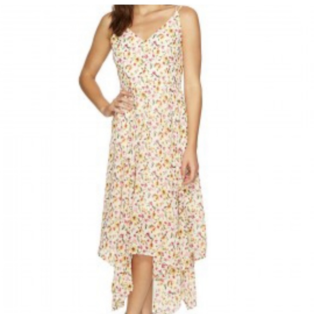Romeo & Juliet Couture Floral Handkerchief Hem Slip Dress - Picture 5 of 14